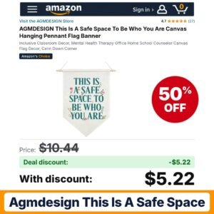 AGMDESIGN This Is A Safe Space – 50% off