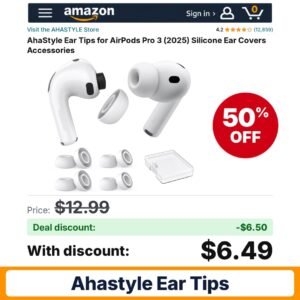 AhaStyle Ear Tips – 50% off
