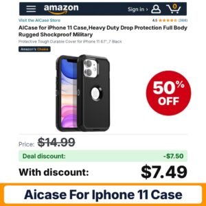 AICase for iPhone 11 Case – 50% off