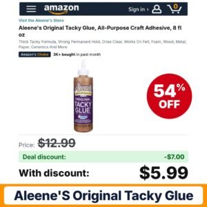 Aleene's Original Tacky Glue – 54% off