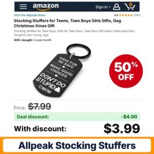 Allpeak Stocking Stuffers – 50% off