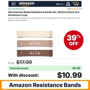 Alta Exercise Bands Resistance Bands Set – 39% off