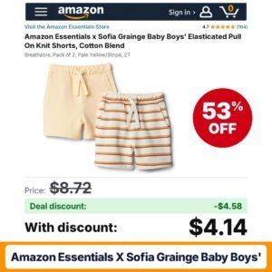 Amazon Essentials x Sofia Grainge Baby Boys' 2T – 53% off