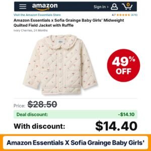 Amazon Essentials x Sofia Grainge Baby Girls' – 49% off
