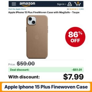Apple iPhone 15 Plus FineWoven Case – 86% off