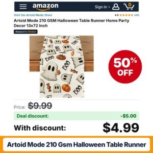 Artoid Mode 210 GSM Halloween Table Runner – 50% off