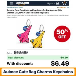 Auimce Cute Bag Charms Keychains – 50% off