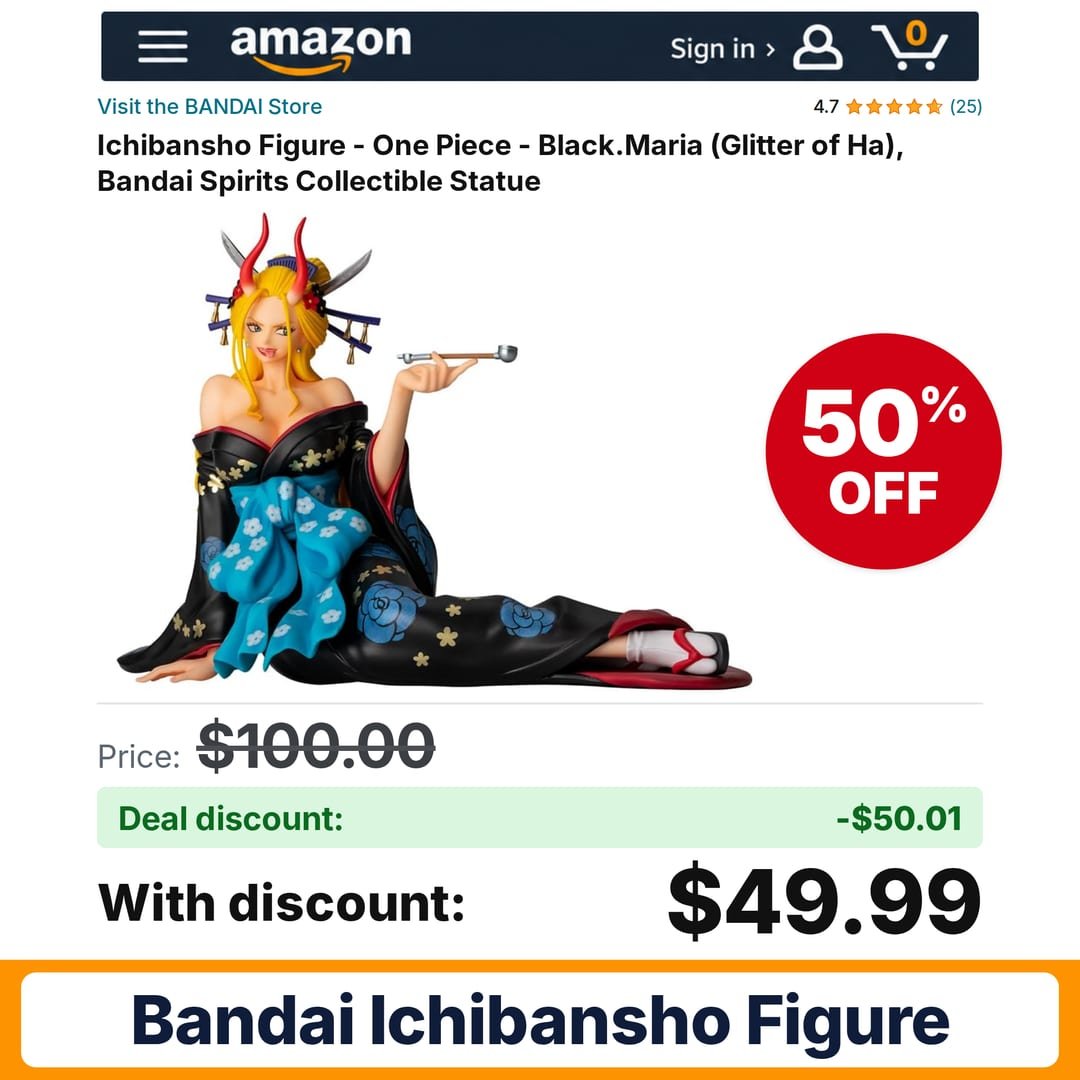 BANDAI Ichibansho Figure – 50% off
