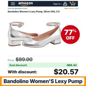 Bandolino Women's Lexy Pump – 77% off