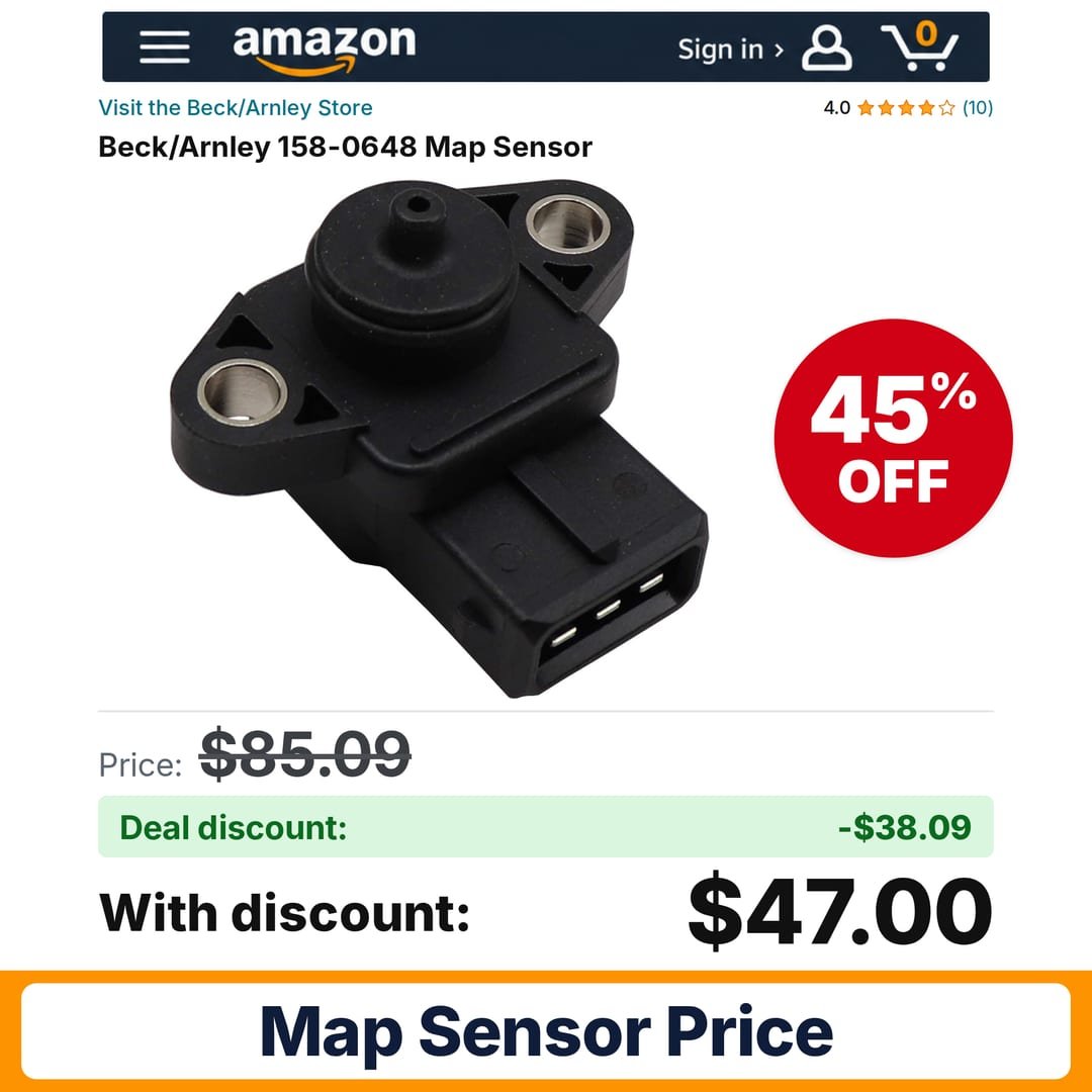 Beck/Arnley 158-0648 Map Sensor – 45% off