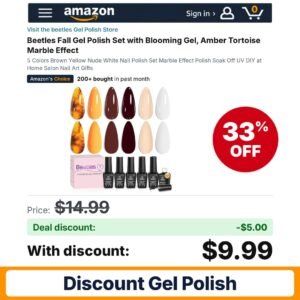 Beetles Fall Gel Polish Set – 33% off