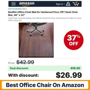 BesWin Office Chair Mat – 37% off