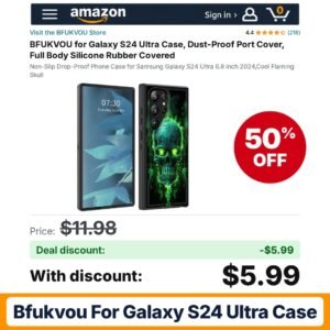 BFUKVOU for Galaxy S24 Ultra Case – 50% off