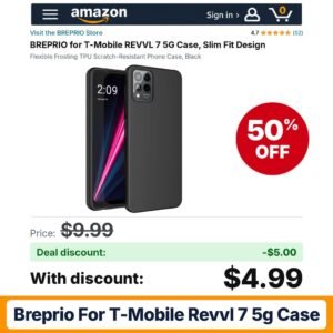 BREPRIO for T-Mobile REVVL 7 5G Case – 50% off