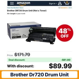 Brother DR720 Drum Unit – 48% off