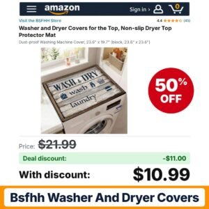 BSFHH Washer and Dryer Covers – 50% off