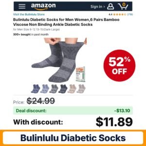 Bulinlulu Diabetic Socks – 52% off