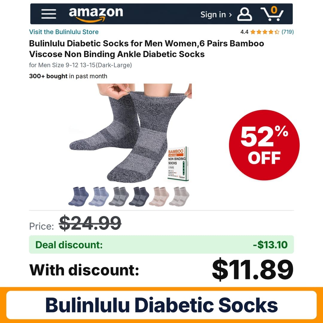 Bulinlulu Diabetic Socks – 52% off