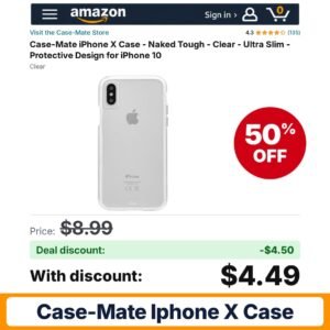 Case-Mate iPhone X Case – 50% off