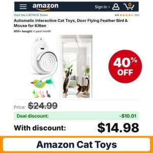 CATPICK Automatic Interactive Cat Toys – 40% off