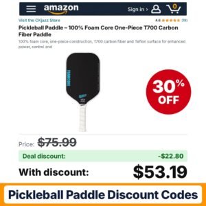 CKjazz Pickleball Paddle – 30% off