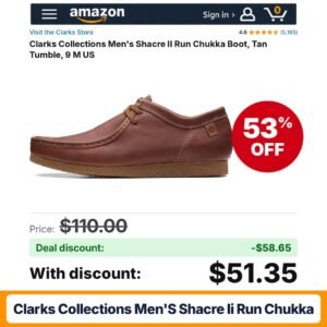 Clarks Collections Men's Shacre II Run Chukka – 53% off