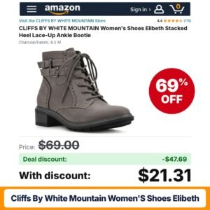 CLIFFS BY WHITE MOUNTAIN Women's Shoes Elibeth – 69% off
