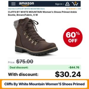 CLIFFS BY WHITE MOUNTAIN Women's Shoes Primed – 60% off