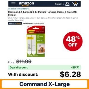 Command X-Large White – 48% off