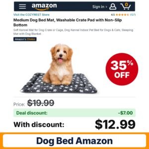 COZYREST Medium Dog Bed Mat – 35% off