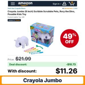 Crayola Jumbo – 49% off
