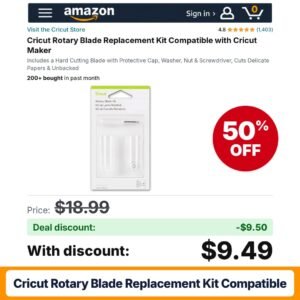 Cricut Rotary Blade Replacement Kit Compatible – 50% off