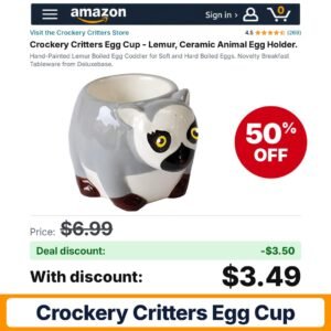 Crockery Critters Egg Cup – 50% off