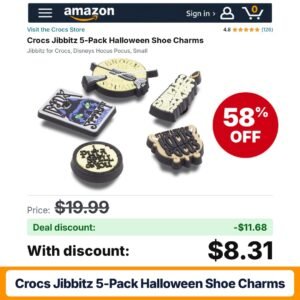 Crocs Jibbitz 5-Pack Halloween Shoe Charms – 58% off