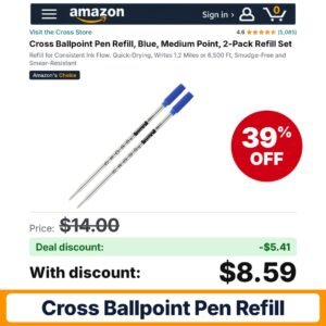Cross Ballpoint Pen Refill – 39% off