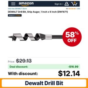 DEWALT Drill Bit DW1671 – 58% off