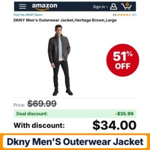 DKNY Men's Outerwear Jacket – 51% off