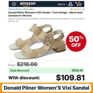 Donald Pliner Women’s VIXI Sandal – 50% off
