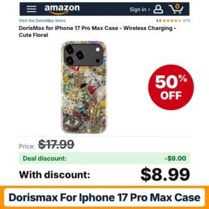 DorisMax for iPhone 17 Pro Max Case – 50% off