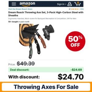 Dream Reach Throwing Axe Set – 50% off