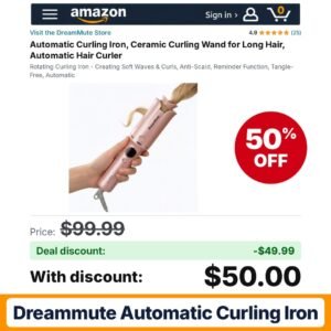 DreamMute Automatic Curling Iron – 50% off