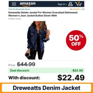 Dreweatts Denim Jacket – 50% off