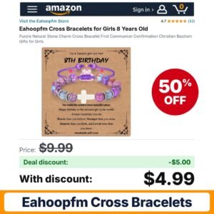 Eahoopfm Cross Bracelets – 50% off