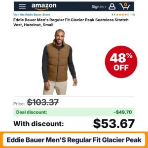 Eddie Bauer Men's Regular Fit Glacier Peak – 48% off