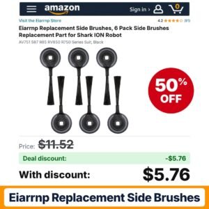 Eiarrnp Replacement Side Brushes – 50% off