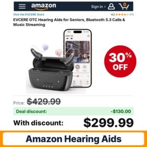EVCERE OTC Hearing Aids – 30% off