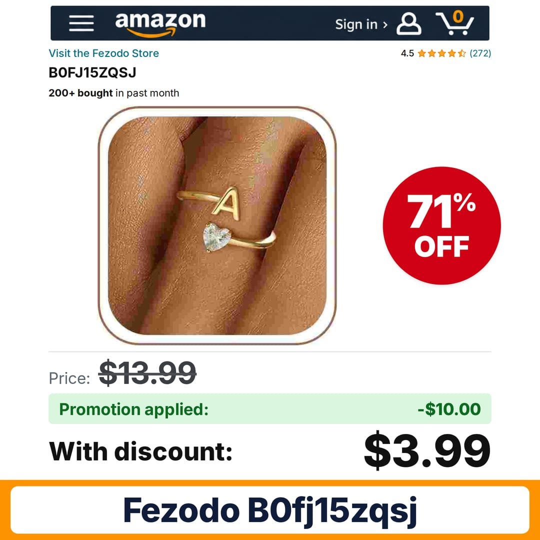 Fezodo B0FJ15ZQSJ Amazon promo code BKRUU5HQ – 71% off
