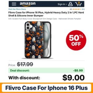 Flivro Case for iPhone 16 Plus – 50% off