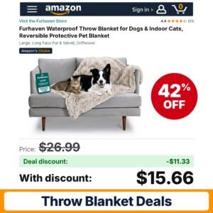 Furhaven Waterproof Throw Blanket – 42% off