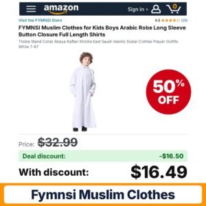 FYMNSI Muslim Clothes – 50% off